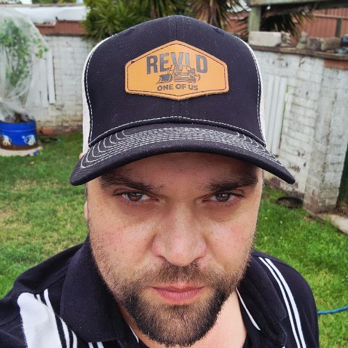 REVLD Signature Workwear Cap – Leather Patch Edition